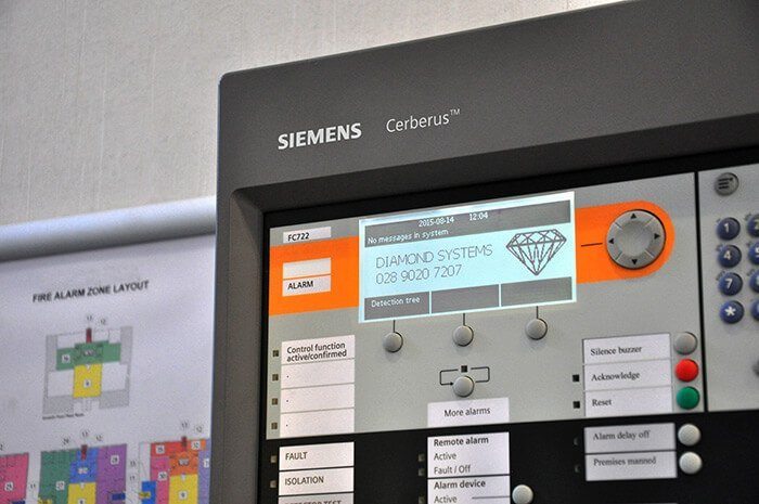 siemens cerberus pro fire alarm panel