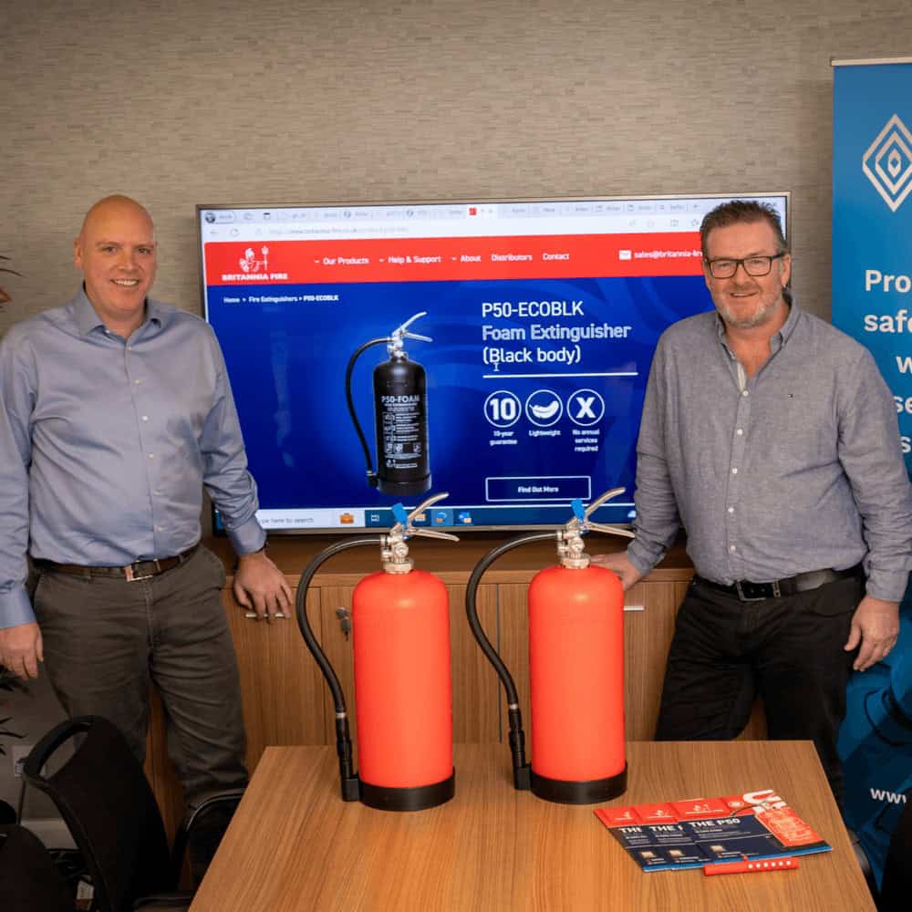 What is the P50 Fire Extinguisher?