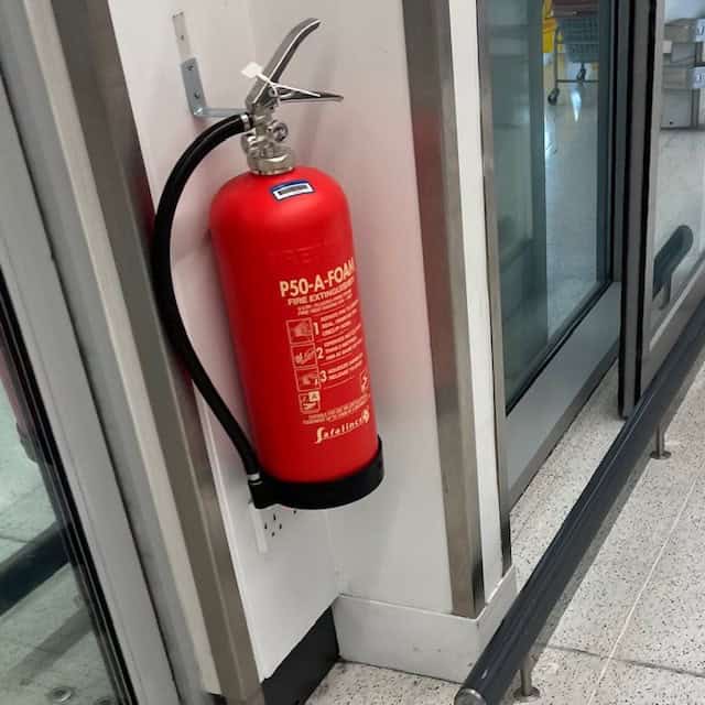 Rolling out the P50 Fire Extinguisher for a Major Retail Chain